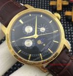 High Quality Vacheron Constantin Traditionelle Moonphase Gold Brown Leather Watch